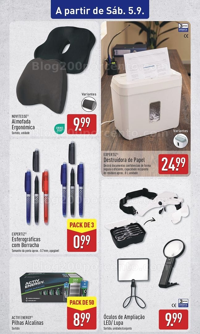 Antevisão Folheto ALDI Promoções de 31 agosto a 6 setembro